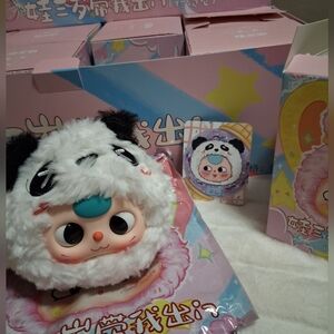 Baby Three - Take me out zipper bag blind box Confirmed Panda boba 👀eyes Defect
